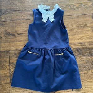 Janie & Jack navy dress size 7